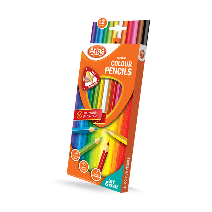 Atlas colors pencils 12 color