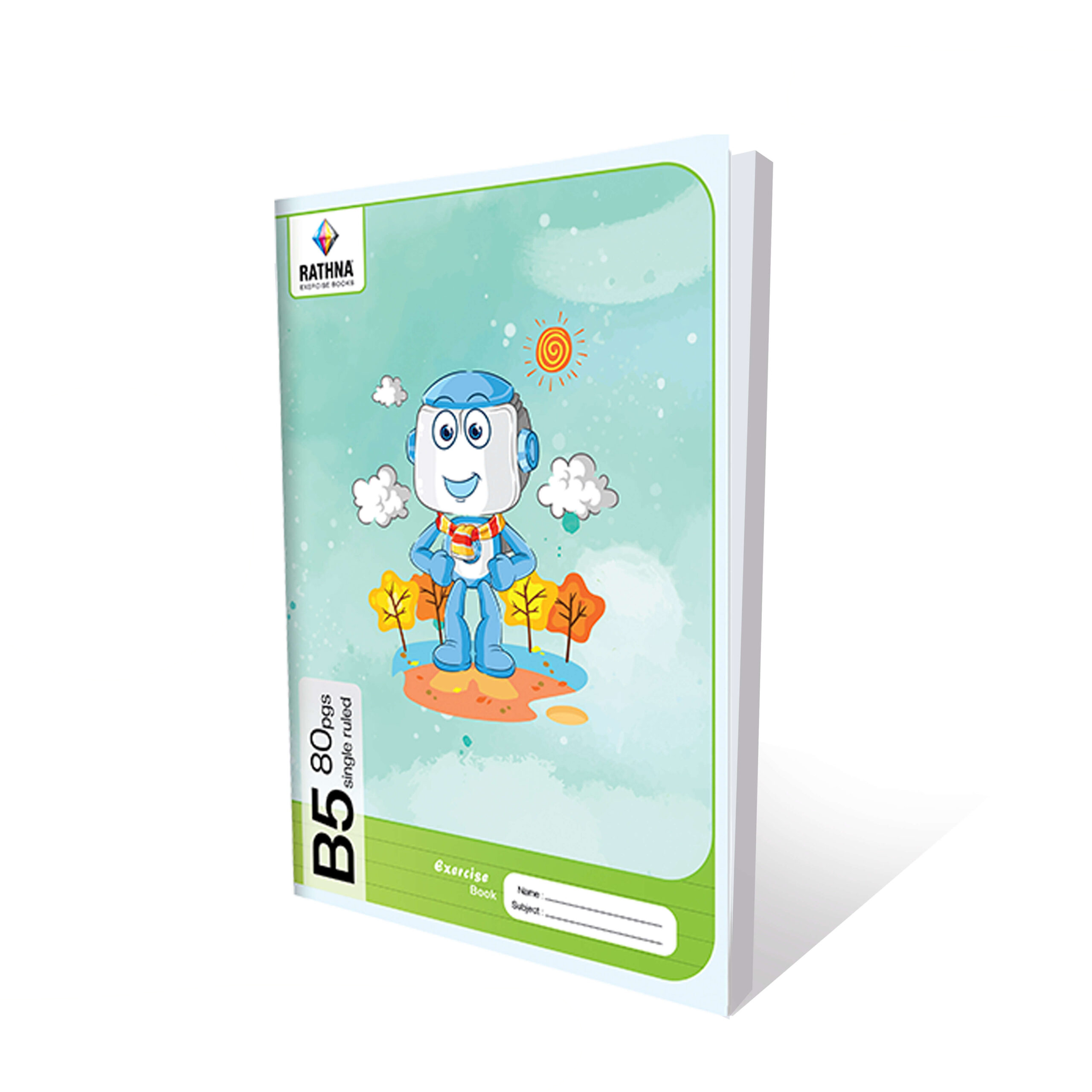 Rathna 80 Pages Single Ruled B5 Book